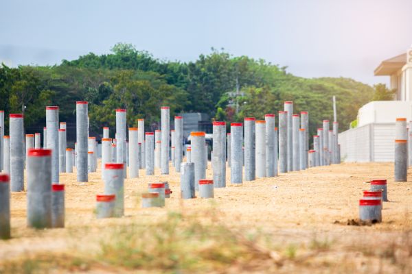 Concrete Pile Installation in Oxnard