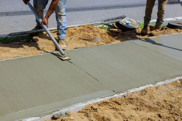 Cement Pathway Installation in Oxnard