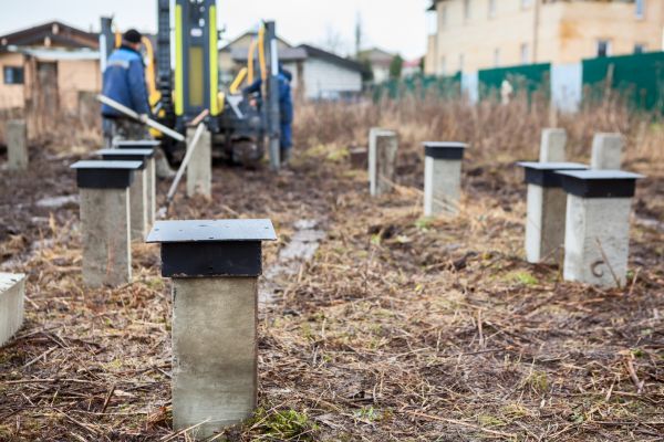 Concrete Piling Installation in Oxnard